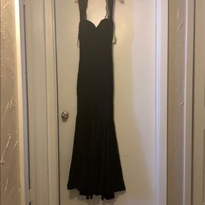 Long black dress